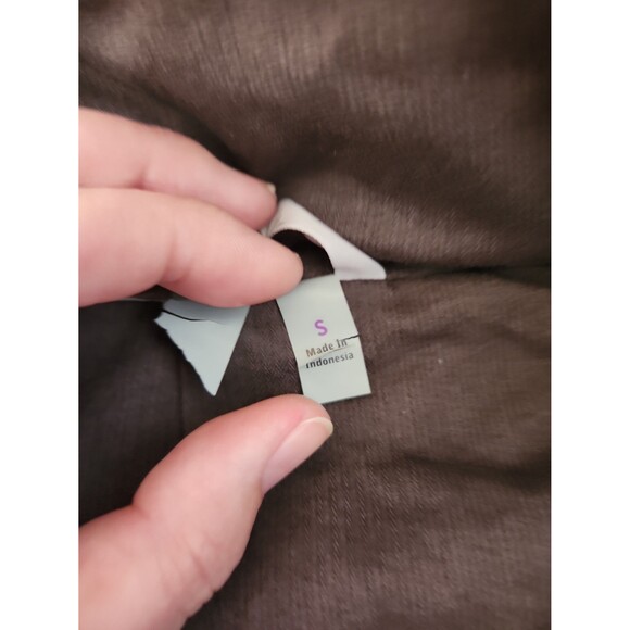 Athleta Women's Taupe Brown Hooded Utility Jacket Size Small - Picture 6 of 10